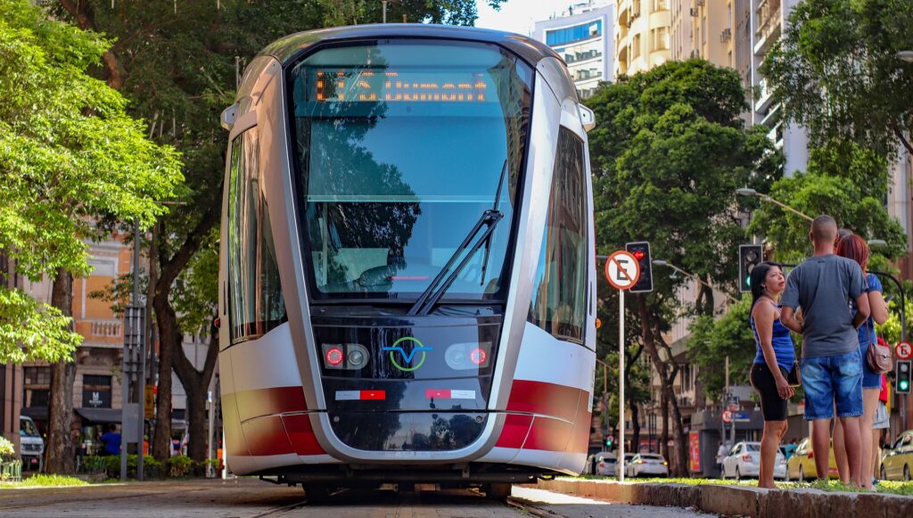 Tramway en ville